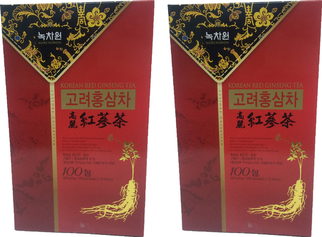 녹차원 고려홍삼차 100포입, 3g, 100개입, 2개