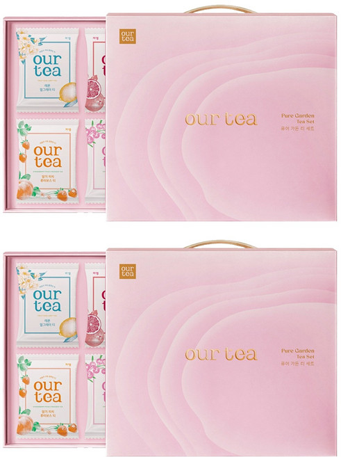 아워티 퓨어 가든 티 세트, 티 6종 x 5p, 2세트