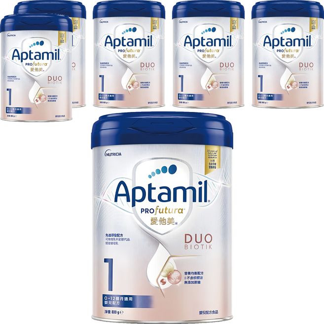 Aptamil Profutura 嬰兒配方奶粉 0~12個月, 800g, 6罐