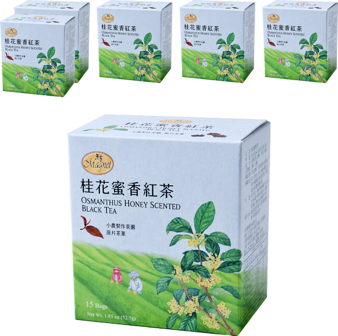 Magnet 曼寧 曼寧桂花蜜香紅茶, 3.5g, 15包, 6盒