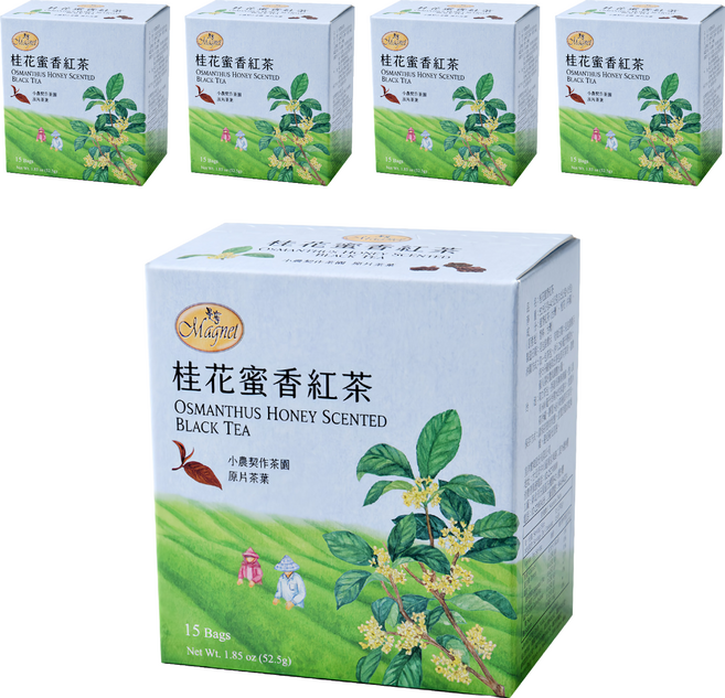Magnet 曼寧 曼寧桂花蜜香紅茶, 3.5g, 15包, 5盒