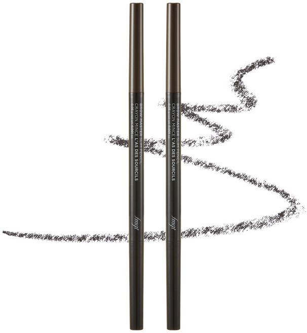 더페이스샵 브로우마스터 아이브로우 슬림 오토펜슬 0.05g, 04 다크 브라운, 2개