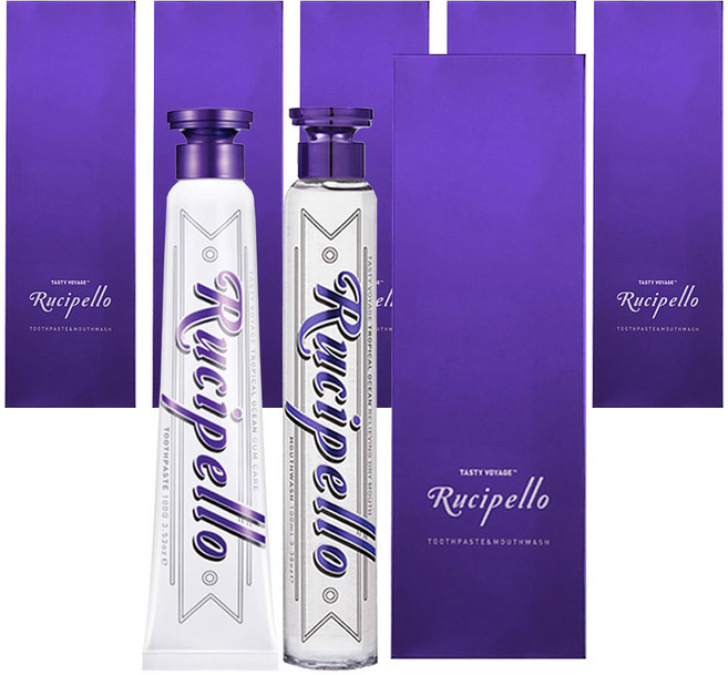 루치펠로 트로피칼오션 치약 + 가글, 6개