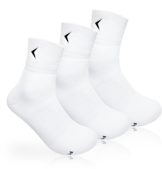 컴프로 남성용 익스트림 시리즈 스포츠 양말 CMS-035K 3p, 화이트, 3개