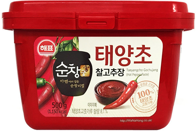 Haepyo 韓式辣椒醬, 500g, 1盒