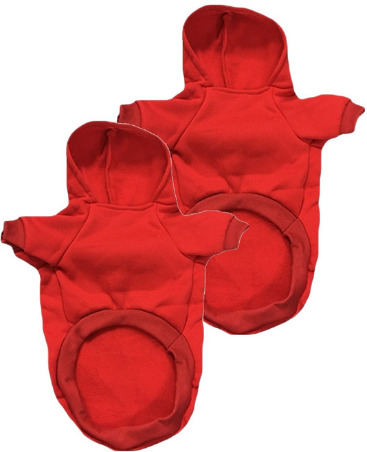 狗狗衣服 Set 2件 紅色 3XL