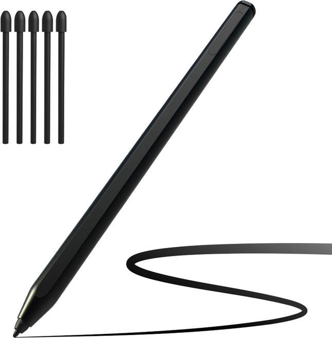 실크펜슬 S1 프로 갤럭시탭 갤럭시 스마트폰 호환 S펜, 블랙, 1개