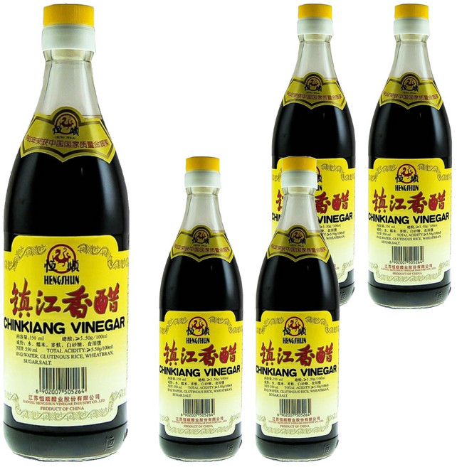 恒順 鎮江香醋, 550ml, 5瓶