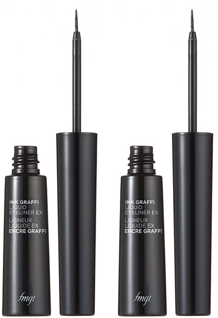 fmgt 잉크그라피 리퀴드 라이너 EX 5.5g, 01 딥블랙, 2개