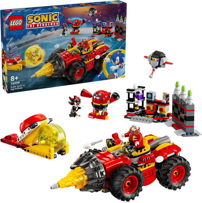 LEGO 76999 超級索尼克大戰 Egg Drillster, 超級索尼克大戰 多色, 1盒