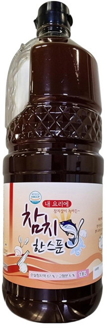 대왕 맑은 참치액 참치한스푼, 1.8L, 1개