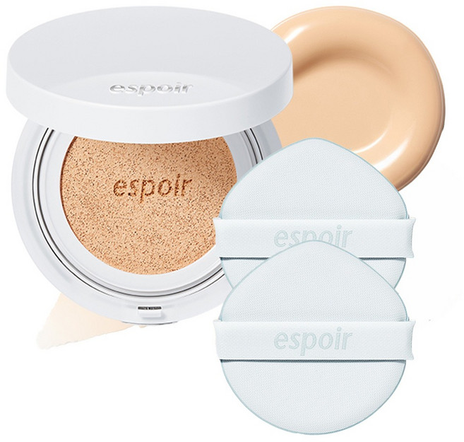 에스쁘아 실크 스킨 레이어 쿠션 13g + 퍼프 2p, 23호 베이지, 1개