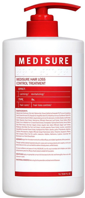 메디슈어 탈모증상완화 헤어 트리트먼트, 1개, 1L