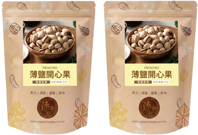 臻御行 薄鹽開心果, 2個, 300g