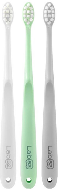 Lab52 齒妍堂 雲朵護齦牙刷 Set 3支 雲絨軟毛 溫柔呵護牙齦 細緻刷毛 深入清潔齒縫 薄型小刷頭 靈活清潔智齒區, 1組