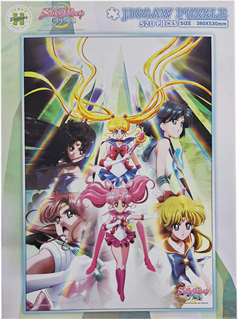 HUNDRED PICTURES 百耘圖 美少女戰士 Crystal 拼圖 3歲以上適用 487g, 520片, 光芒款, 1盒