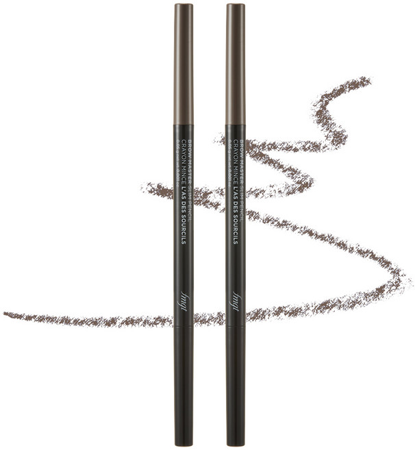 fmgt 브로우마스터 아이브로우 슬림 오토펜슬 0.05g, 01 그레이 브라운, 2개