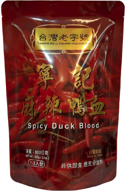 寧記 麻辣鍋底 鴨血篇, 600g, 1包