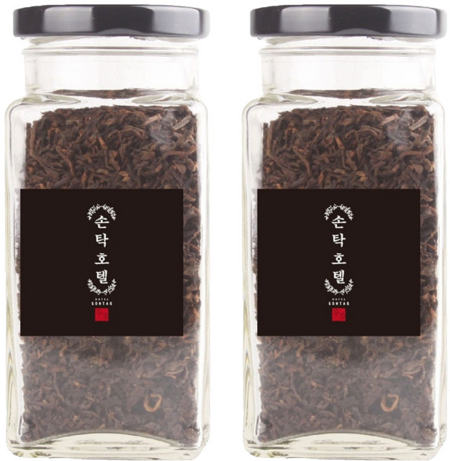 손탁호텔 보이차 보틀 리필, 70g, 1개입, 2개