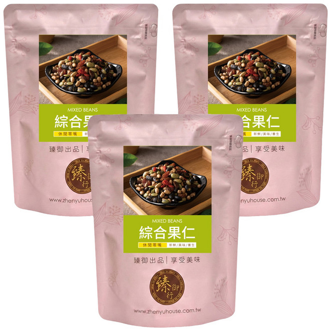 臻御行 綜合果仁, 3個, 300g