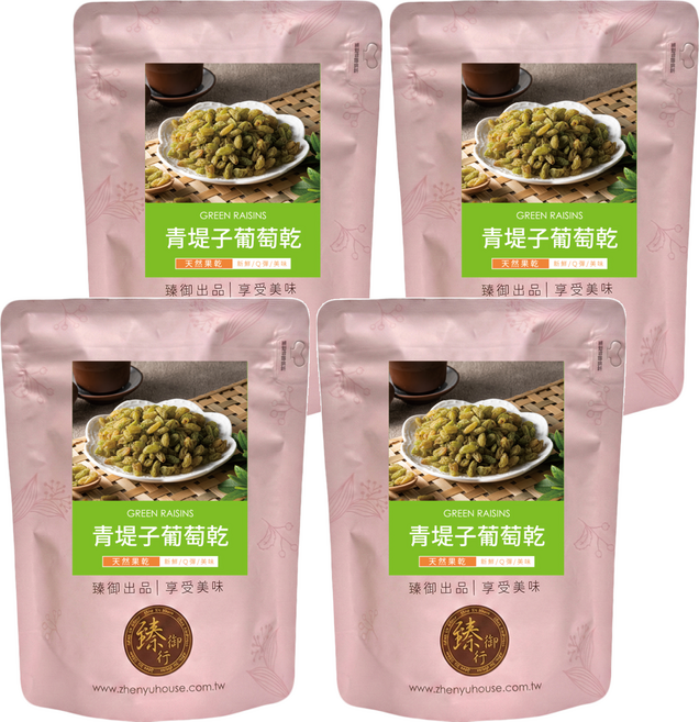 臻御行 青堤子葡萄乾, 250g, 4包