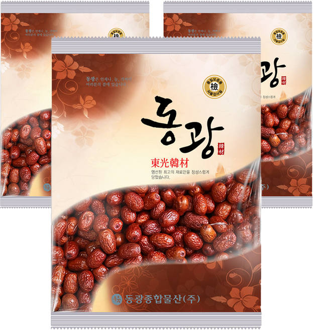 동광한방몰 대추 중국산, 3개, 300g