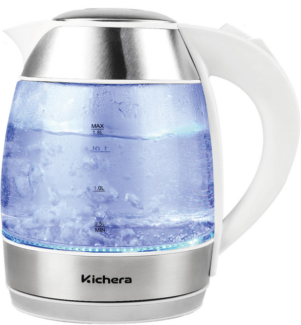 키체라 가정용 전기주전자, KIC-EK01S(화이트)