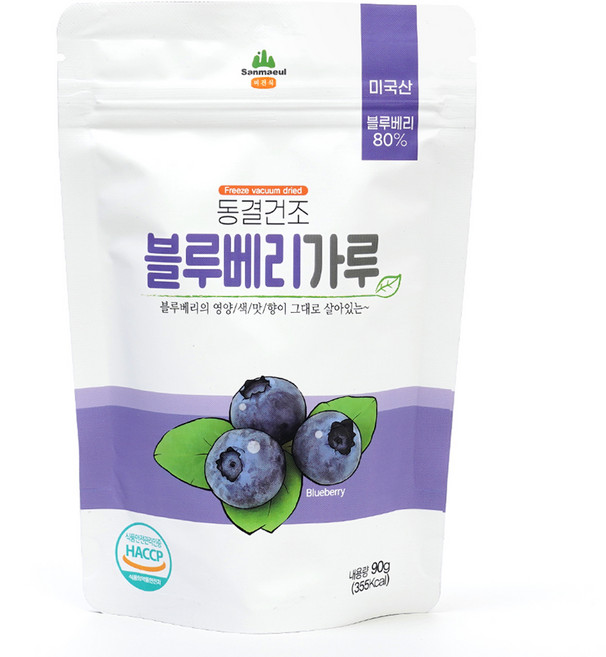 산마을 동결건조 블루베리가루, 90g, 1개