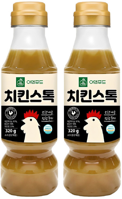 이엔푸드 치킨스톡, 320g, 2개