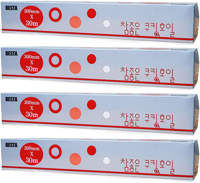 베스타 참좋은 쿠킹 호일, 30m, 4개