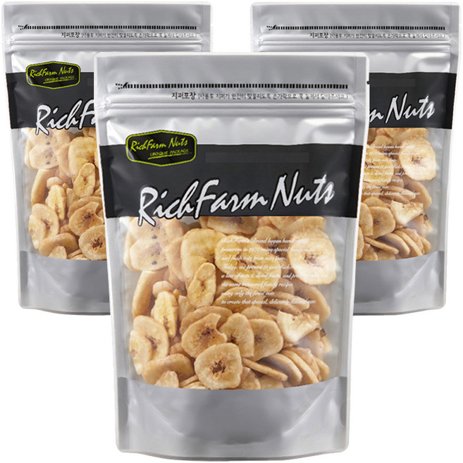 리치팜너트 바나나칩, 600g, 3개