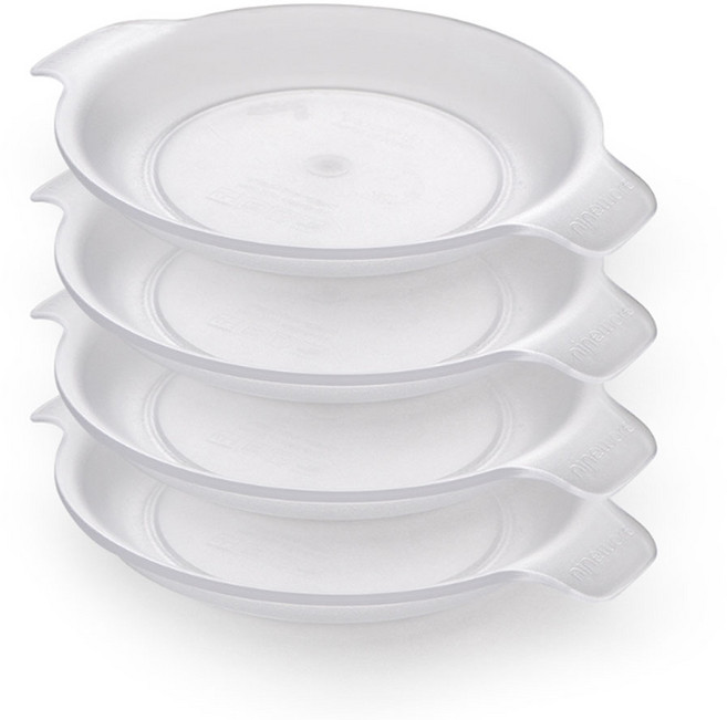 나인웨어 국산 에코젠 퓨어 미니접시, 4개, 단품, 투명