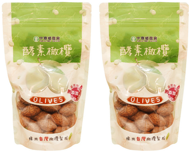 中寮鄉農會 酵素橄欖, 250g, 2包