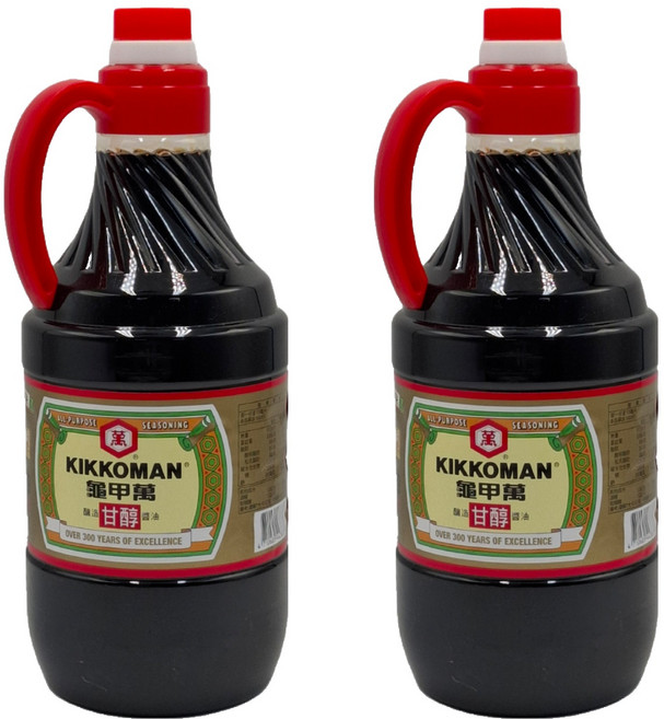 KIKKOMAN 龜甲萬 甘醇醬油, 1.6L, 2瓶