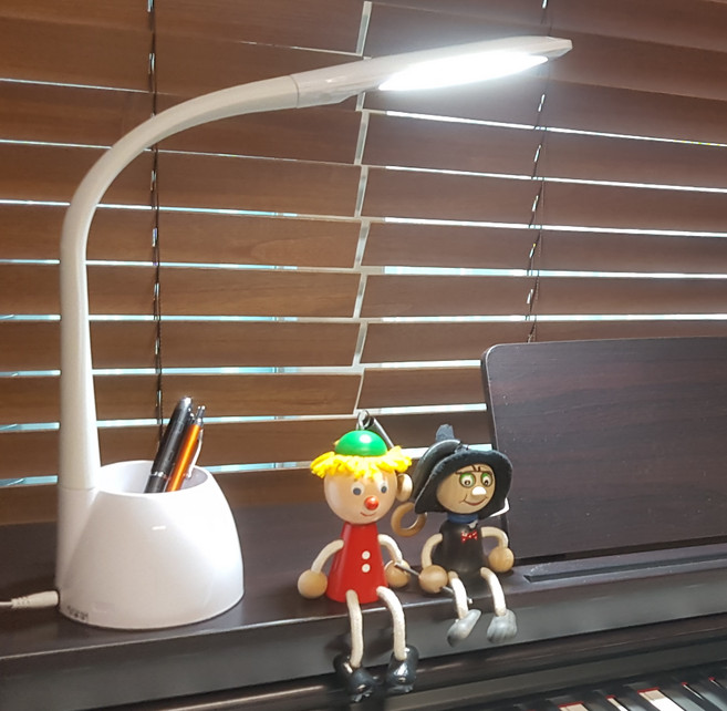 란스코어 LED 데스크 스탠드 YS-L9002, 화이트