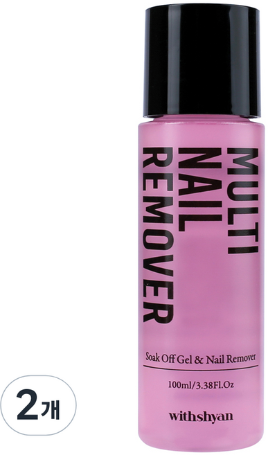 위드샨 멀티 쏙오프 젤네일리무버, 100ml, 2개