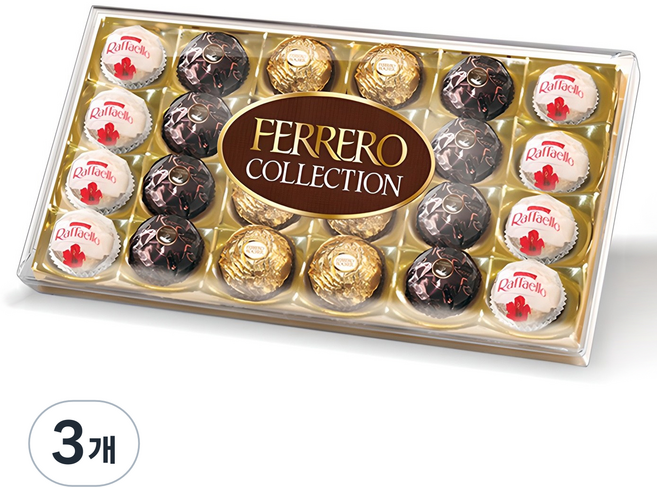 페레로로쉐 콜렉션 초콜릿 24p, 259g, 3개