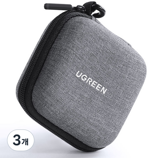유그린 EVA 디지털 파우치 스토리지백 패브릭 고급형, LP128-G000-70577, 혼합색상, 3개