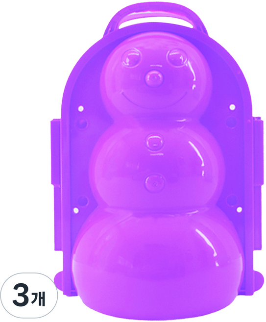 雪球製造器 玩具 雪人模具, 3個, 隨機出貨