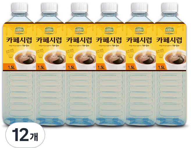 코나 카페시럽, 1.5L, 12개