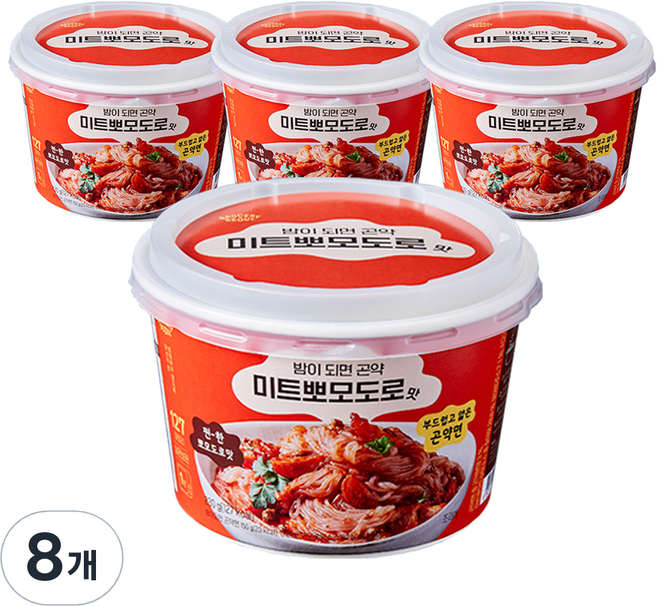 그로서리서울 밤이되면 곤약면 미트뽀모도로맛, 230g, 8개