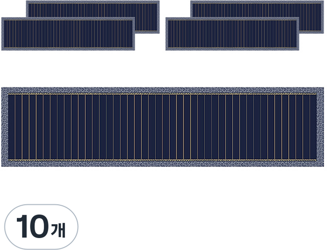 라벤티아 세로줄 서예 용지 타입8, 혼합색상, 10개