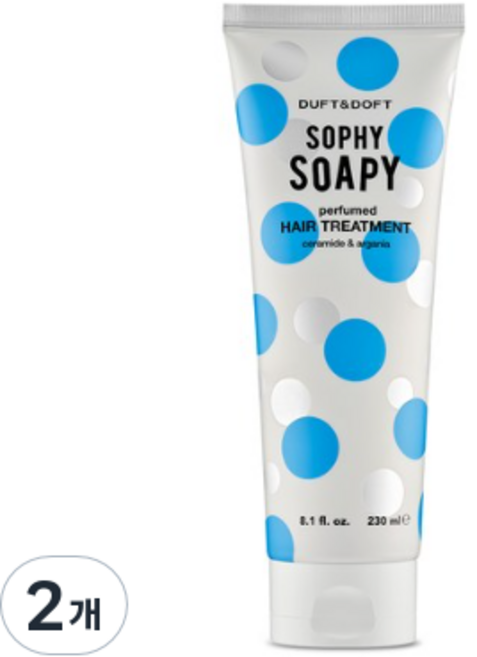 더프트앤도프트 소피소피 퍼퓸드 헤어 트리트먼트, 2개, 230ml
