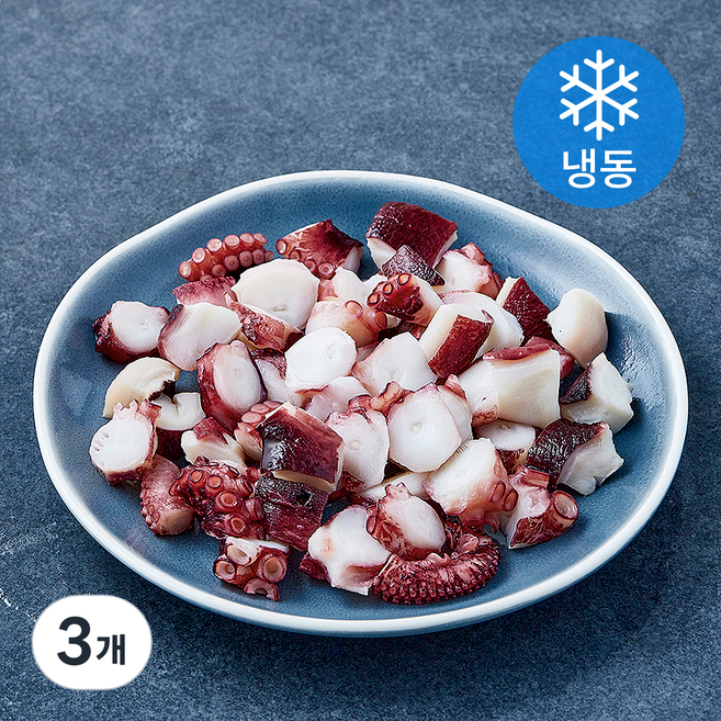 신선작 타코컷 자숙문어 (냉동), 3개, 300g