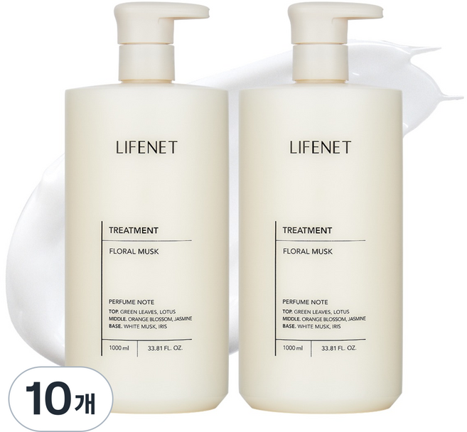 라이프넷 트리트먼트 플로럴 머스크, 1L, 10개