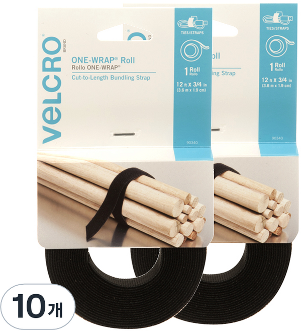 VeLCRO 威扣 One-Wrap 卷 3.6m, 10個