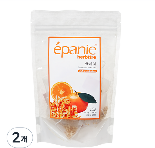 에빠니 허브뜨레 귤피차, 1.5g, 10개입, 2개