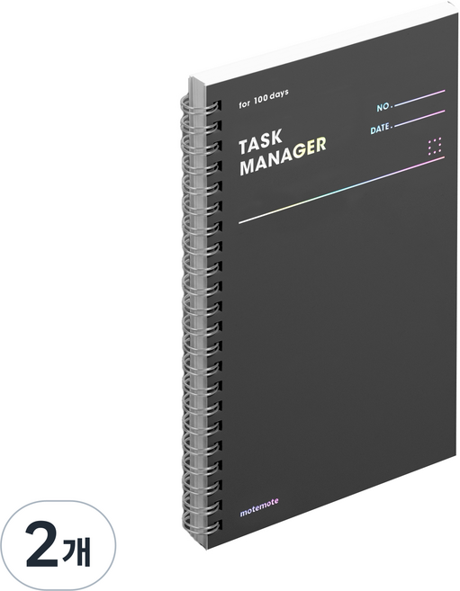 모트모트 태스크 매니저 100DAYS 플래너, 다크호스, 2개