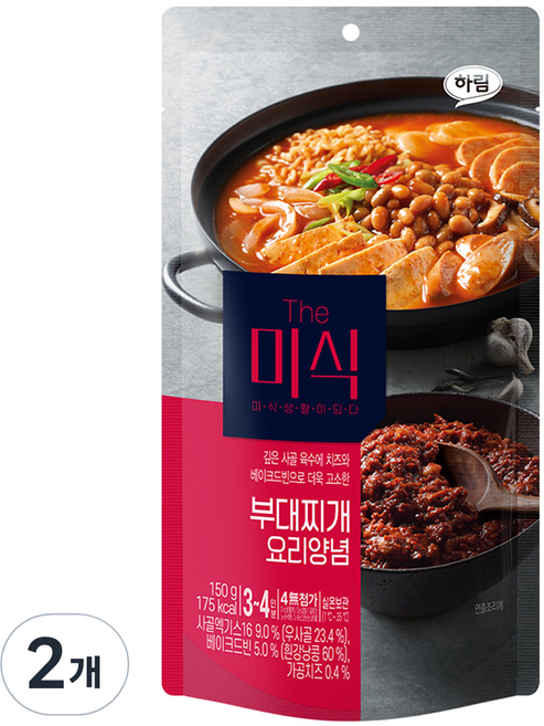 더미식 부대찌개 양념, 150g, 2개