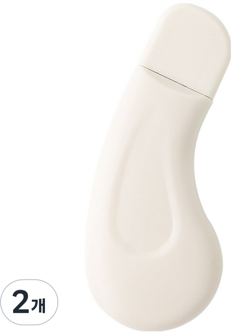 Selvia 不鏽鋼黑頭粉刺清除器, 2個, 象牙白